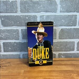 John Wayne “The Duke” 4-Film VHS Box Set Vintage Western Collection